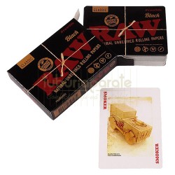 13989 Carti de joc RAW Black Playing Cards